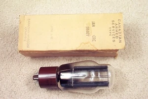 One, NEW, RCA JAN CRC 5R4GY, military, twin D-getter, tall glass, #14, 274B eq - Picture 1 of 10