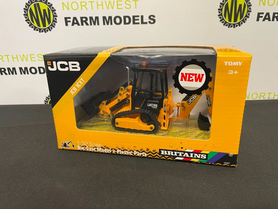 BRITAINS 43287 1:32 SCALE JCB 1 CXT (DEALER BOX) - Image 1 of 1