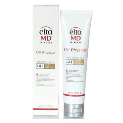 Elta MD TINTED UV Physical Broad Spectrum SPF 41 3 oz EXP 8/26 New in Box Fresh - Image 1 of 2