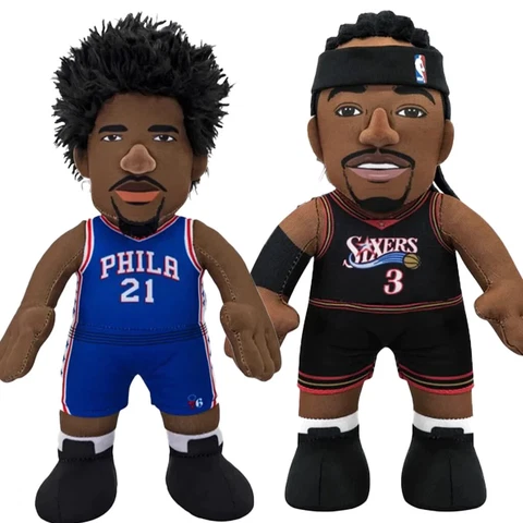 Bleacher Creatures Philadelphia 76ers Bundle: Allen Iverson and Joel Embiid 10" Cover