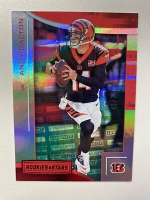 2018 Rookies and Stars Longevity #66 Andy Dalton /75 Cincinnati Bengals - Image 1 of 2