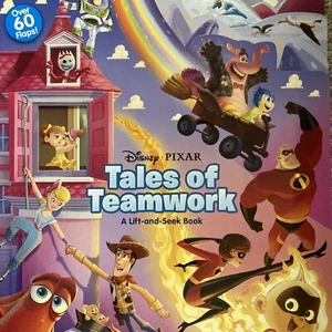 Disney*Pixar Tales of Teamwork : A Lift-And-Seek Board Book, Brand New - Foto 1 di 7