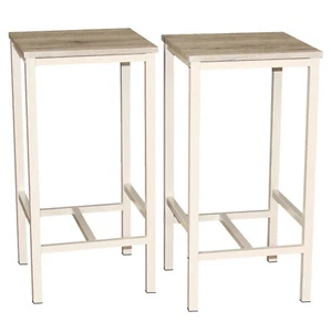 Set 2 Hocker BAR Stühle Modernes Design Hocker Kochen Wohnzimmer Modell Brasil - Bild 1 von 12