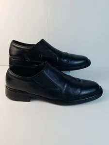 Cole Haan Mens Loafers Black Leather Slip On Classic Casual Dress Shoes 10.5M - Picture 1 of 11
