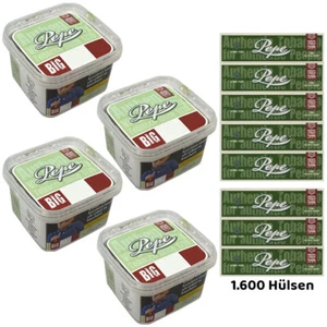 Pepe Bright Green Volumentabak 4x 170g BIG BOX, 1600 Hülsen - Bild 1 von 3