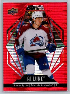 2022-23 Allure #50 Bowen Byram Red Rainbow - Avalanche
