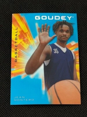 2021 UD Goodwin Champions Goudey Platinum Rainbow Blue #G41 Jean Montero RC - Image 1 of 2