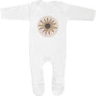 'Neutrale zonnebloem' Baby Slaappak / Pyjama's (SS040345)