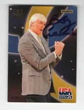 Bobby Cremins 1996 Skybox USA autographed signed auto card Georgia Tech