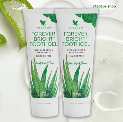 2 x Forever Living Bright Toothgel Zahnpasta Zahncreme je 130 g NEU