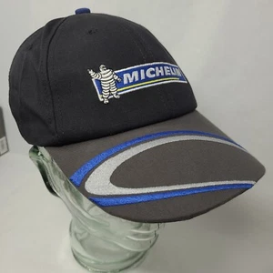 Michelin Hat Strapback Solid Black Clean New  - Picture 1 of 6