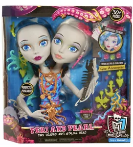 Monster High Peri And Pearl Conjoined Twin Two Headed Anti Styling Head NIB Rare - Picture 1 of 4