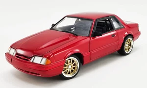 GMP ACME 1:18 1990 FORD MUSTANG LX STREET FIGHTER METALLIC RED - 18955 - Picture 1 of 5
