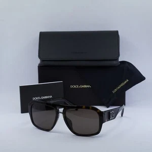 DOLCE & GABBANA DG4403F 502/73 Havana/Dark Brown 58-16-140 Sunglasses New Aut... - Picture 1 of 6