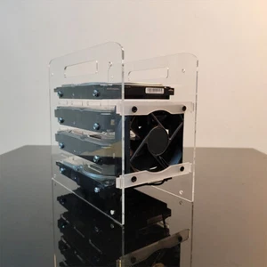 Disk Test Bench Case Bracket DIY Enclosure Set Tool Hard Drive 3.5inch HDD - Picture 1 of 15