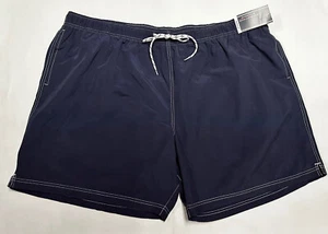 Roundtree & Yorke Mens Trunks Swim Shorts 4XB Board Built-In Briefs Beach Blue - Picture 1 of 12