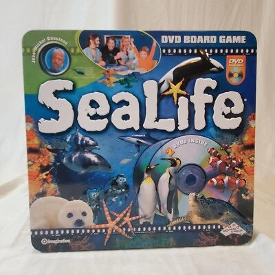 Sealife DVD Board Game Jean-Michel Cousteau 400 Films Marine Educational Sharks - Image 1 of 4