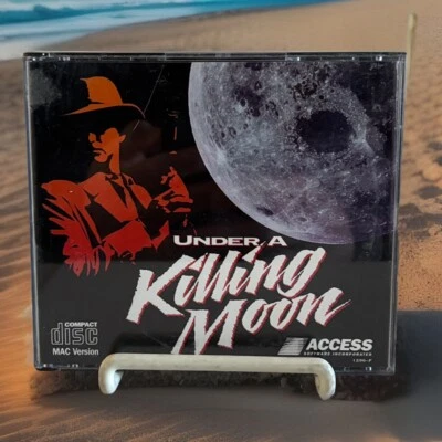 🔥 Under a Killing Moon  CD-ROM MAC VERSION Access 4 DISC Game 1996 Vintage 👀 - Image 1 of 4