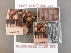 THE BEATLES LIVE AT THE BBC DBL CASSETTE BOX SET W/ INSERT - Picture 1 of 2