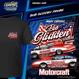 Vintage Bob Glidden Motorcraft Racing T-Shirt (263) - Picture 1 of 5