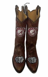 Game Day Women’s Western Boots University Of Alabama 5.5 Made In Mexico Leather  - Picture 1 of 10