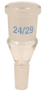 Eisco Expansion Adapter, Socket Size 24/29, Cone Size 14/23 - Borosilicate Glass - Picture 1 of 1