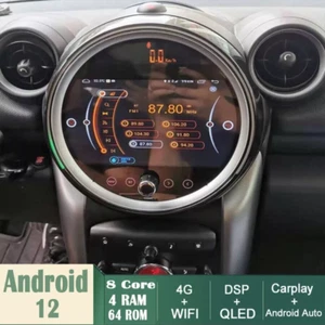 Car Android GPS Navigation Wifi 9" For BMW Mini Cooper Countryman R56 R60 06-16 - Picture 1 of 9