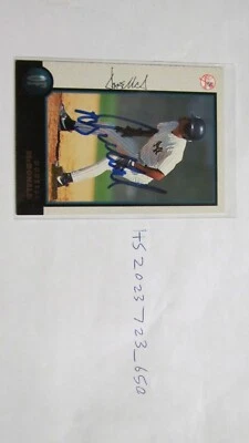 1998 Bowman Donzell McDonald signed baseball card - Image 1 of 2