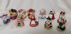 Lot of 11 Vintage Jasco L'il Chimers Critters Christmas Hanging Ornament Bell