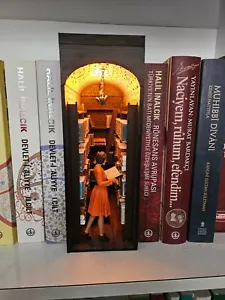 Library Book Nook, Book End, Booklover, Book Shelf, Home Decor, Room Decor - Picture 1 of 9