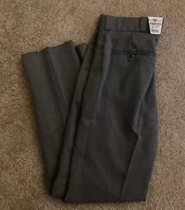 Flying Cross NWT Men’s Uniform Pants Heather Gray 38 Reg Un-hemmed Polyester - Picture 1 of 9