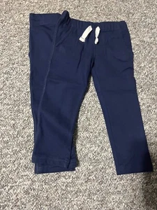 2 PAIRS- 2T TODDLER BOY NAVY PANTS BRAND NEW W/O TAGS   - Picture 1 of 1