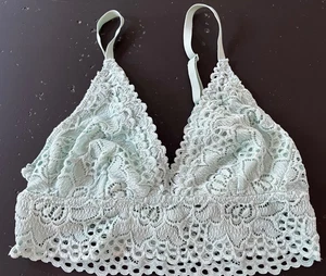 EUC Aerie American Eagle Outfitters Racerback Spitzen-Bralette Small grün (GR177) - Bild 1 von 7