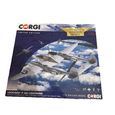 Corgi 1/72 P-38J Lightning USAAF 367th FG 393rd FS 44-23590 Scrapiron IV AA36613 - Image 1 of 3