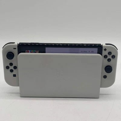 Nintendo Switch OLED Video Game Console HEG-001 Arctic White 64GB - Image 1 of 4