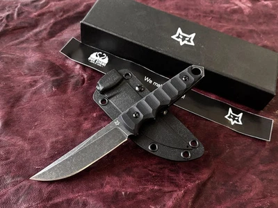 FOX cuchillo cuchillo de caza cuchillo para exteriores cuchillo de paseo niolox acero mango Stonewash - Imagen 1 de 4