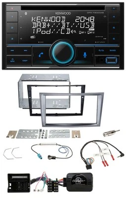 Kenwood CD 2DIN DAB USB Lenkrad Bluetooth Autoradio für Opel Antara Astra H Zafi - Bild 1 von 4