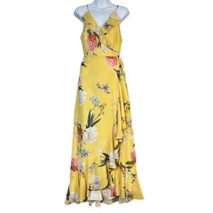 Yumi Kim Meadow Maxi Dress In Forever Yours Yellow Size Medium - Picture 1 of 7