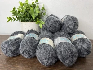Lot of 9 Dolce by Wendy Gray 50g Acrylic/Nylon Yarn 468 1178 - Picture 1 of 9