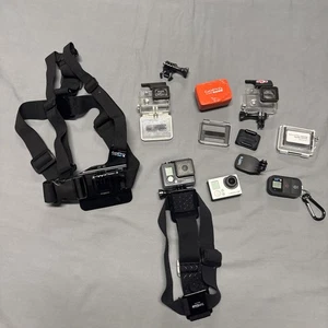 GoPro Hero Grey HWBL1 CHDHA-301 And Hero3+ Waterproof, Accessories, SD Card, - Picture 1 of 8