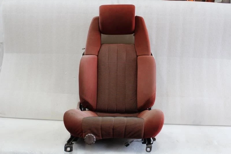 1982 1983 1984 1985 1986 TOYOTA SUPRA RIGHT PASSENGER FRONT SEAT RED CLOTH - Image 1 of 4