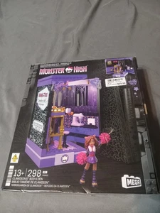 MEGA Monster High Clawdeen's Boo-K Den Construction Set Book Nook 298 Pieces New - Picture 1 of 6