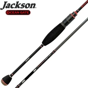 JACKSON Light Game Canna da Pesca Spinning OCEAN GATE JOG-72UL-K MB Punta Solida - Foto 1 di 4