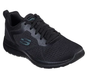 Skechers Bountiful Quick Path Womens Black Casual Sports Walking Trainers - Picture 1 of 2