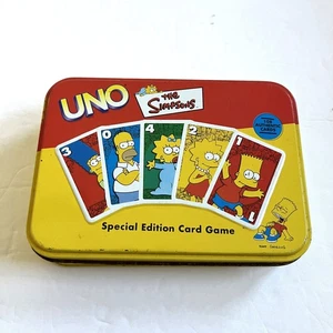 Vintage the SIMPSONS 2002 UNO Special Edition CARD GAME Collectors Tin - Picture 1 of 11
