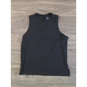 Sleeveless Athletic T-Shirts Tank Top Men's Medium Black Muscle Shirt Activewear - Picture 1 of 4