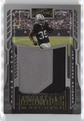 2022 Panini Playbook Mammoth Material Gold /99 Zamir White #MM-34 Rookie RC - Image 1 of 2