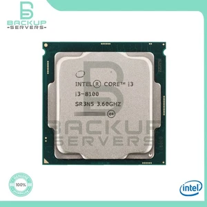 SR3N5 Intel Core i3-8100 Quad-Core 3.60GHz FCLGA1151 6MB 65W Desktop Processor - Picture 1 of 3