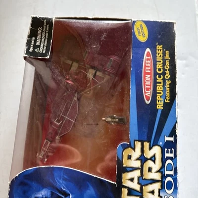 Star Wars Episodio I Action Fleet Republic Cruiser 1998 Galoob Sellado Foto 1 de 4