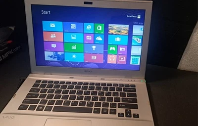 Sony Vaio T Series 14 Ultrabook Laptop SVT14113CXS - For Parts / Repair, No Plug - Bild 1 von 4